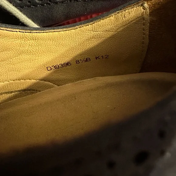 Cole Haan Italian Suede Wingtip Oxford Dress Shoes - Men’s Size 8.5 - Picture 5 of 5